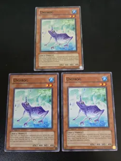 3x Unifrog x3 LODT-EN029 Common 2x 1st Edition NM/VLP Playset Yugioh - Image 1