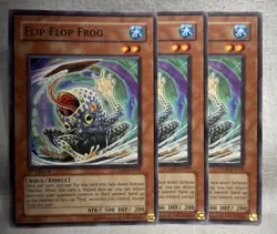 3x Flip Flop Frog CRMS-EN029 Crimson Crisis 1st Edition LP Playset - Image 1