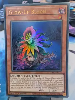 YuGiOh! Glow-Up Bloom GFP2-EN115 Ultra Rare 1st Ed - Image 1