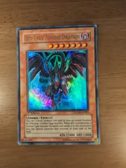 Red-Eyes Zombie Dragon SDZW-EN001 Ultra Rare 1st Edition Yu-Gi-Oh! TCG Played - Image 1