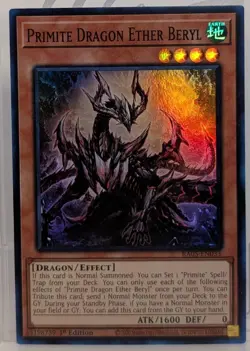 YuGiOh! Primite Dragon Ether Beryl RA05-EN033 - Rare - 1st Edition - Image 1