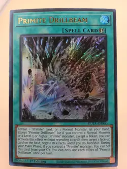 Yugioh | ROTA-EN060 | Primite Drillbeam 1st Edition Ultra Rare Near Mint | NM | - Image 1