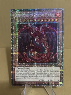 Yugioh Uria, Lord of Searing Flames MZMU-EN000 Starlight Rare 1st Edition NM - Image 1
