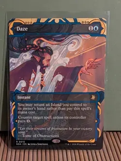 MTG Secrets Of Strixhaven, Mystical Archives: Daze, NM In Hand! - Image 1