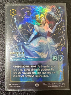 Disney Lorcana Cinderella Dream Come True Enchanted 236/204 Whispers in the Well - Image 3