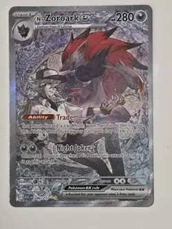N's Zoroark EX 286/217 Ascended Heroes SIR Pokemon Card English NM - Image 1