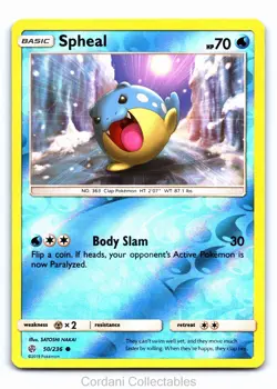Spheal 50/236 - Cosmic Eclipse - Reverse Holo Pokemon Card - Near Mint - Image 1