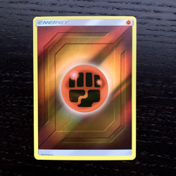 Pokemon 2019 Fighting Energy Hidden Fates Sun & Moon Reverse Holo Card NM - Image 1