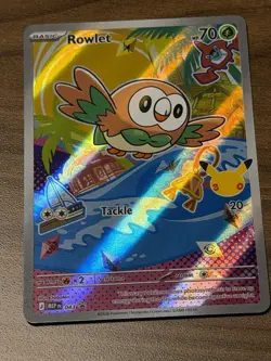 Rowlet MEP043 - 2026 First Partners Illustration Promo Alola - Pokemon Card NM - Image 1
