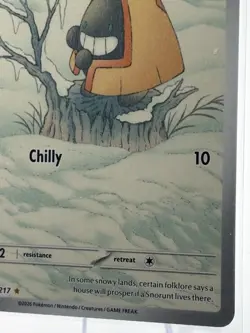 Pokemon Snorunt ASC 227/217 Basic Rare Regular 70 HP Ice Card 2026 - Image 4