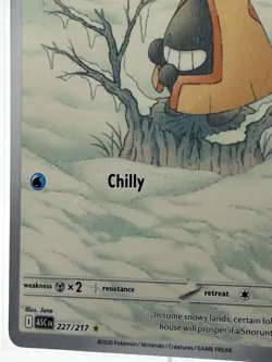 Pokemon Snorunt ASC 227/217 Basic Rare Regular 70 HP Ice Card 2026 - Image 5