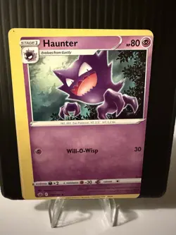 Pokemon TCG NFC Error Miscut Card Haunter 056/198 Chilling Reign Non Holo - Image 1