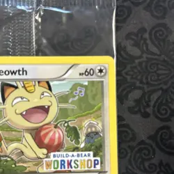 Build a Bear Pokemon Card Meowth Promo Trading Card TCG SEALED D16 - Image 3
