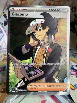 Giacomo - 252/193 SV02: Paldea Evolved NM Full Art English Pokemon Card - Image 1