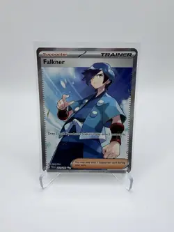 Pokemon TCG Falkner Paldea Evolved Full Art Trainer Ultra Rare Card 251/193 - Image 1