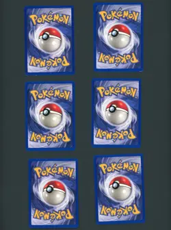 Pokemon Base Set SHADOWLESS Energy Cards #97-102 - 6 Card Lot - NM - Image 2