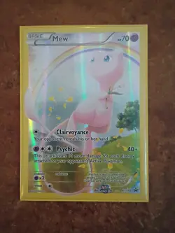 Mew Pokemon TCG Black Star Promo XY110 2016 Holofoil NM Card - Image 1