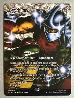 MTG / Raph's Jitte / PZA / #19 / Regular (Borderless) / Mythic / NM - Image 1
