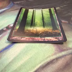 Foil Unhinged Forest Magic The Gathering John Avon See Description - Image 3