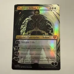 MISPRINT Professor Dellian Fel FOIL 283 Borderless Strixhaven SOS MTG Unplayed - Image 1
