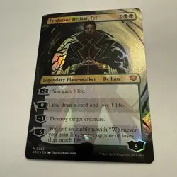 MISPRINT Professor Dellian Fel FOIL 283 Borderless Strixhaven SOS MTG Unplayed - Image 3