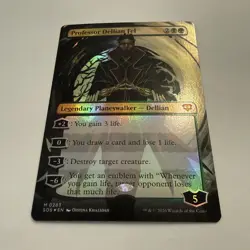MISPRINT Professor Dellian Fel FOIL 283 Borderless Strixhaven SOS MTG Unplayed - Image 4
