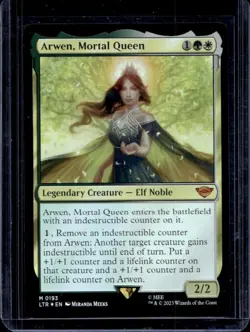 2023 Magic MTG Lord of Rings Tales Middle-Earth Arwen, Mortal Queen Foil #0193 - Image 1