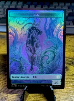 Elk - Mutavault Double-Sided Token Lorwyn Eclipsed Foil - Image 1