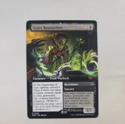 Grave Researcher (Extended Art) 325 Normal Secrets of Strixhaven MTG NM - Image 1