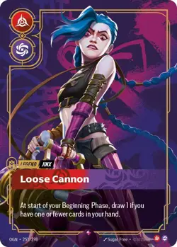 Jinx - Loose Cannon [OGN - 251/298] - LP [Foil] TCG Riftbound - Image 1