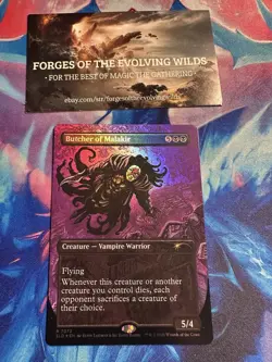 Butcher of Malakir 7072 Foil TMNT Secret Lair Kevin Eastman Colors Teeneage - Image 1