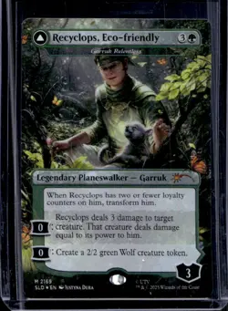 Magic The Gathering MTG Secret Lair Recyclops, Eco-friendly Nature Foil #2169 - Image 1