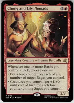MTG Chong and Lily Nomads Foil NM Avatar Last Airbender Eternal Legal Magic 113 - Image 1