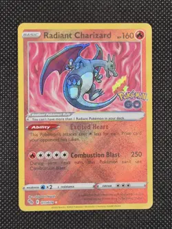 Radiant Charizard 011/078 Pokemon Go - Image 1
