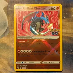 Pokemon TCG Radiant Charizard 011/078 | Pokemon GO | NM | Radiant Rare - Image 1