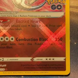 Pokemon TCG Radiant Charizard 011/078 | Pokemon GO | NM | Radiant Rare - Image 4