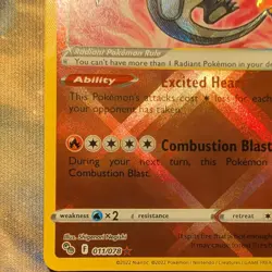 Pokemon TCG Radiant Charizard 011/078 | Pokemon GO | NM | Radiant Rare - Image 5