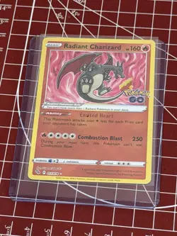 Pokemon TCG Radiant Charizard 011/078 Pokemon Go Ultra Rare - Image 1