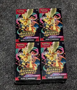 x4 Pokemon TCG Ascended Heroes Booster Bundles | Factory Sealed - Image 1
