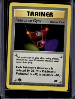 2000 Pokemon Gym Challenge 1st Edition Resistance Holo #109/132 - Image 1