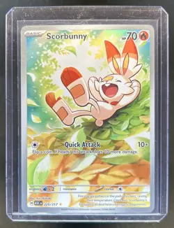 2026 Pokemon Ascended Heroes Scorbunny Illustration Rare #225/217 - Image 1