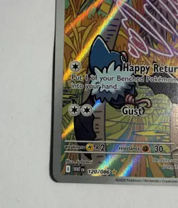 Pokemon Swoobat 120/086 Sv: White Flare Illustration Rare Holo - NM - Image 5