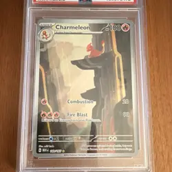 Pokemon Charmeleon Illustration Rare Holo 169/165 PSA 7 Scarlet & Violet 151 - Image 3