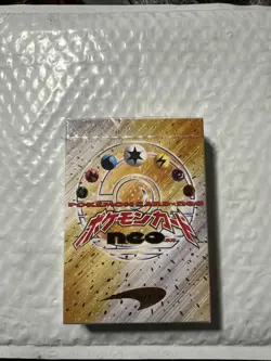 Pokemon Neo Starter Pack Sealed Japanese Vintage Gold Silver Deck Box US SELLER - Image 1