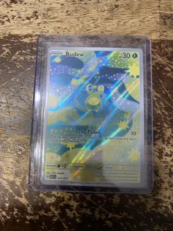 2026 Pokemon Ascended Heroes Budew Illustration Rare #221/217 VHTF RARE IN HAND - Image 1