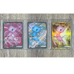 IN STOCK Pokemon TCG S-Chinese 3 Mew EX UR SR SSR Full Art Holo Collect 151C NM - Image 1