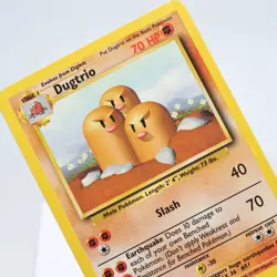 Pokemon TCG - Dugtrio 19/102 Base Set Rare WOTC - EXC - Image 1