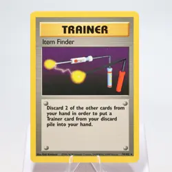 Pokemon TCG - Item Finder 74/102 Base Set Rare WOTC - EXC/NM - Image 2
