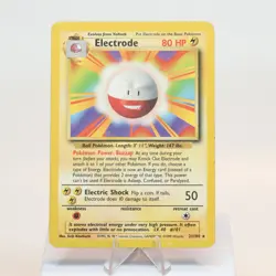 Pokemon TCG - Electrode 21/102 Base Set Rare WOTC - PL - Image 2