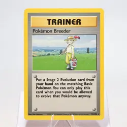 Pokemon TCG - Pokemon Breeder 76/102 Base Set Rare WOTC - EXC - Image 2